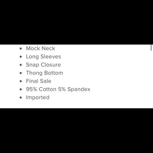 📬Long-Sleeve Bodysuit📬 - Picture 3 of 5